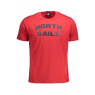 North Sails 902342-230 t-shirt rosso 