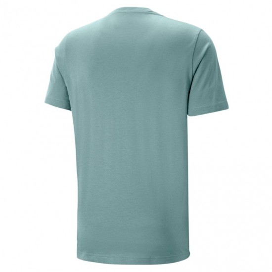 4k PUMA 586667-75 ESS LOGO T-shirt - turquoise