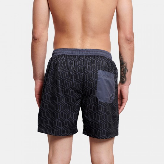 5sh Bdtk 1231-951344-00100 Printed bermuda swim shorts - black