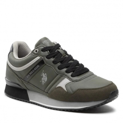 4sn U.S. Polo Assn GARMY001A-MIL002 ECO LEATHER-SUEDE olive