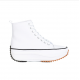 Sneaker CNV-0968-01 Hi top canvas JUMP wmn white