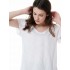 BodyTalk Γυναικείο T-shirt με V Λαιμόκοψη Λευκό