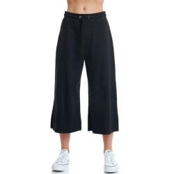 BodyTalk Pants Παντελόνι Φόρμας Καμπάνα Μαύρο