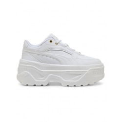 Puma Karmen Γυναικεία Flatforms Sneakers Λευκά