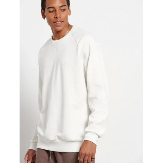 Bdtk 1232-954326-00211 `OLDSCHOOL` long-sleeved sweatshirt - ecru