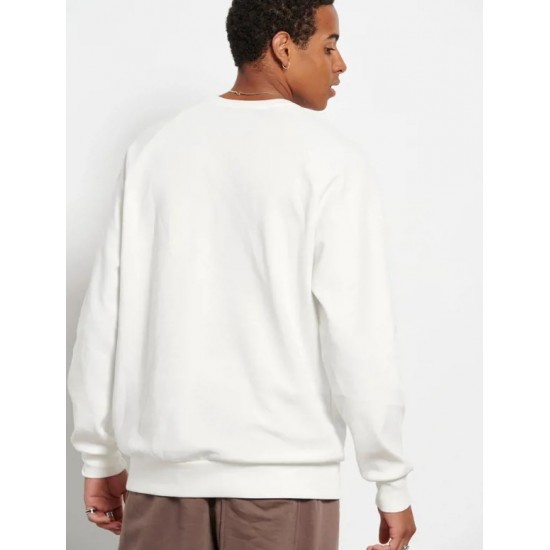 Bdtk 1232-954326-00211 `OLDSCHOOL` long-sleeved sweatshirt - ecru