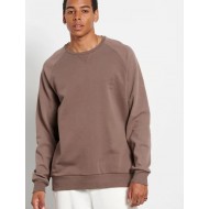 Bdtk 1232-954326-00967 `OLDSCHOOL` long-sleeved sweatshirt - cigar