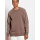 Bdtk 1232-954326-00967 `OLDSCHOOL` long-sleeved sweatshirt - cigar