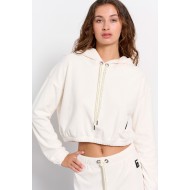 Bdtk 1232-901325-00965 `Ηomewear` wm's hooded sweatshirt - mocca 