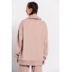 Bdtk 1232-901426-00965 `Ηomewear` long oversized sweatshirt - mocca