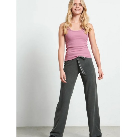 5fp Bdtk 1232-901400-54680 ``Homewear'' wmn's trousers pant - grey/melange