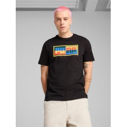 Puma Graphics T-shirt Μαυρο