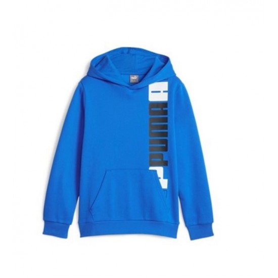 Puma 676325-47 JR hoodie ESS+ Logo LAB - racing-blue