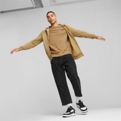 Puma 670270-85 ESS+ Tape Men’s Full-Zip Hoodie beige/black