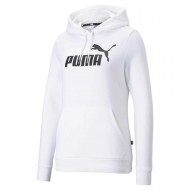 Puma 586788-02 ESS big logo hoodie white