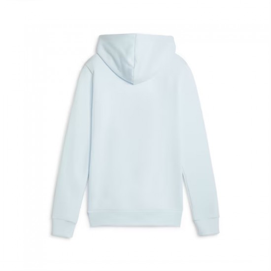 Puma 586789-69 Essentials Logo FL Women's Hoodie - icy-blue