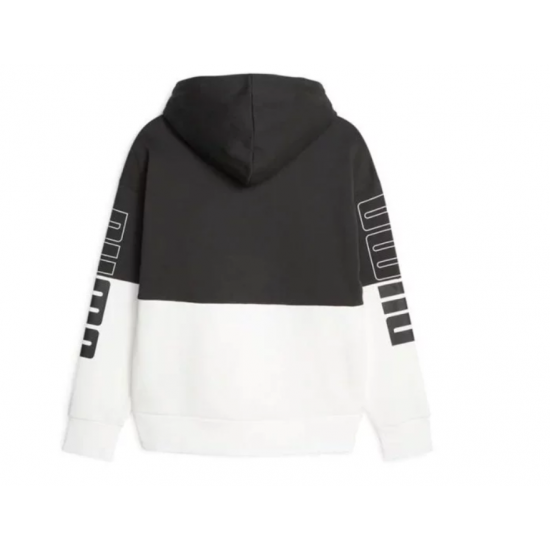 Puma 676023-01 Power Colorblock sweatshirt - black/white