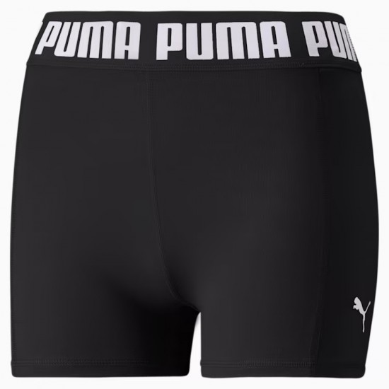 4t PUMA 521651-01 TRAIN STRONG Women's 3" Tight Shorts - black