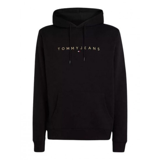 Tommy Hilfiger Φούτερ με Κουκούλα μαύρο