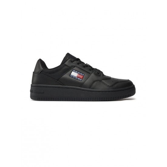 Tommy Hilfiger Retro Ανδρικά Sneakers Μαύρα