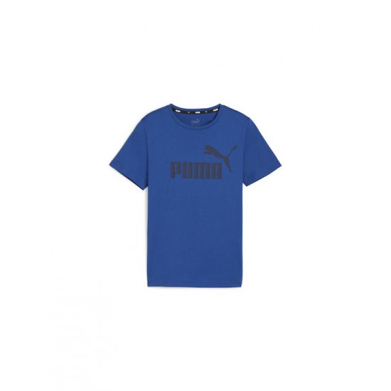 Puma t/s JR 586960-59 Essential Logo electro blue/black