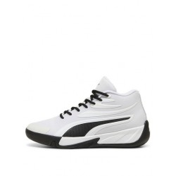 Puma Court Pro Ψηλά Μπασκετικά Παπούτσια Λευκά