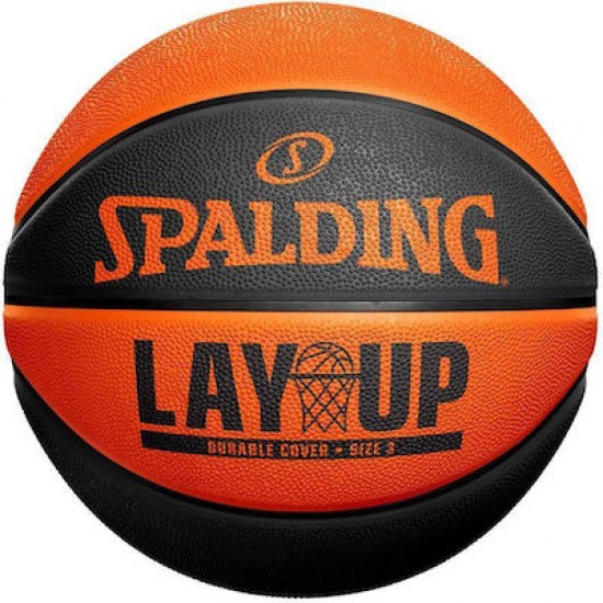 Spalding Μπάλα Μπάσκετ Outdoor Lay up Orange/Black Size 7