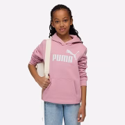 Puma 684896-65 Essential 1 Logo Childrens Hoodie Pink