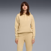 Puma 689346-83 Loungewear Fleece Sweat Suit Women Beige - Image 2