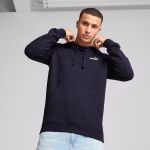 Puma 682574-16 Men's Essentials Small No. 1 Logo Hoodie Dark Blue