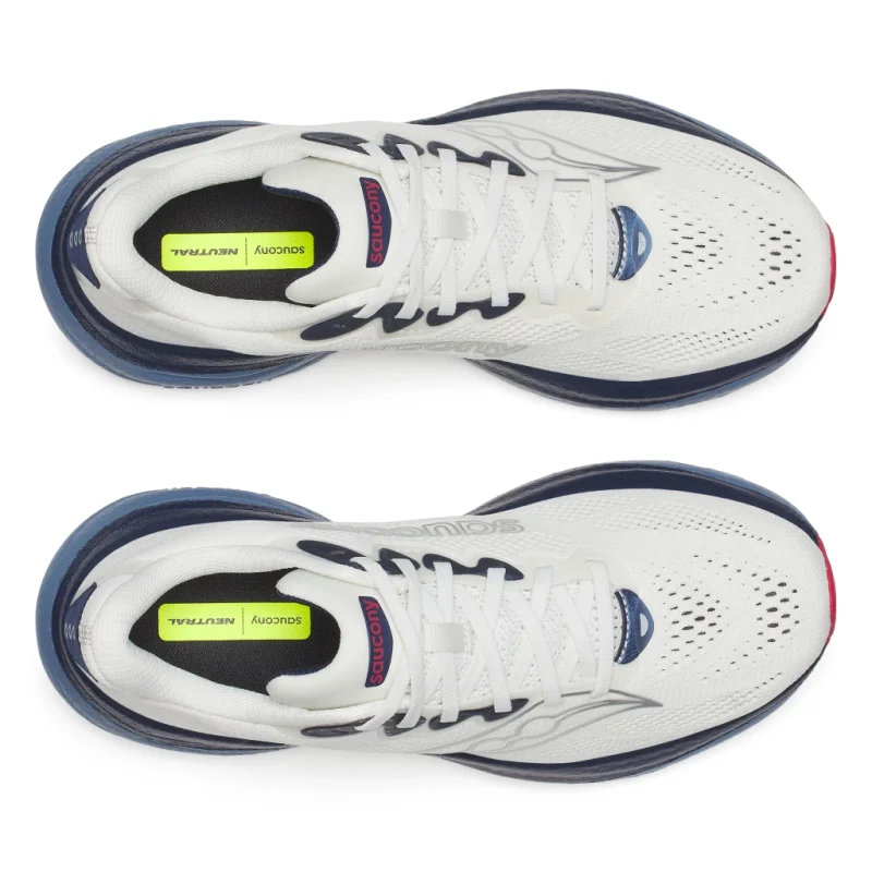 Saucony S21055-146 Ride 19 Mens Shoe White - Image 4