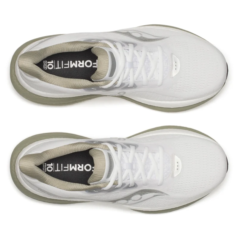 Saucony S21023-130 Triumph 23 Mens Running Shoes White-Oil - Image 3