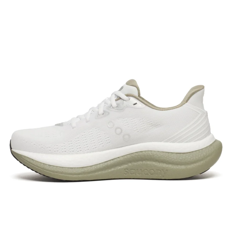 Saucony S21023-130 Triumph 23 Mens Running Shoes White-Oil - Image 4