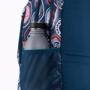 Puma Academy 29L All-Over Print Backpack 091150-27 Midnight Petrol-Red - Image 4