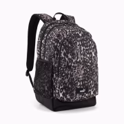 Puma Academy 29L All-Over Print Backpack 091150-29 Mouse Gray-Buttercream-Leopard
