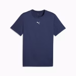 Puma TAD ESSENTIALS Heather Cat Tee Men 525920-06 Navy Heather