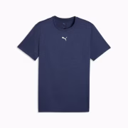 Puma TAD ESSENTIALS Heather Cat Tee Men 525920-06 Navy Heather