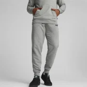 Puma ESS No.1 Logo Mens Sweatpants 682608-03 Gray - Image 2