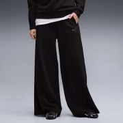 Puma Class Relaxed Wide Leg Pants Women 694013-01 Black