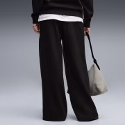 Puma Class Relaxed Wide Leg Pants Women 694013-01 Black - Image 2